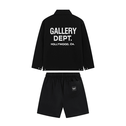 "Gallery Dpt." Short Set Black